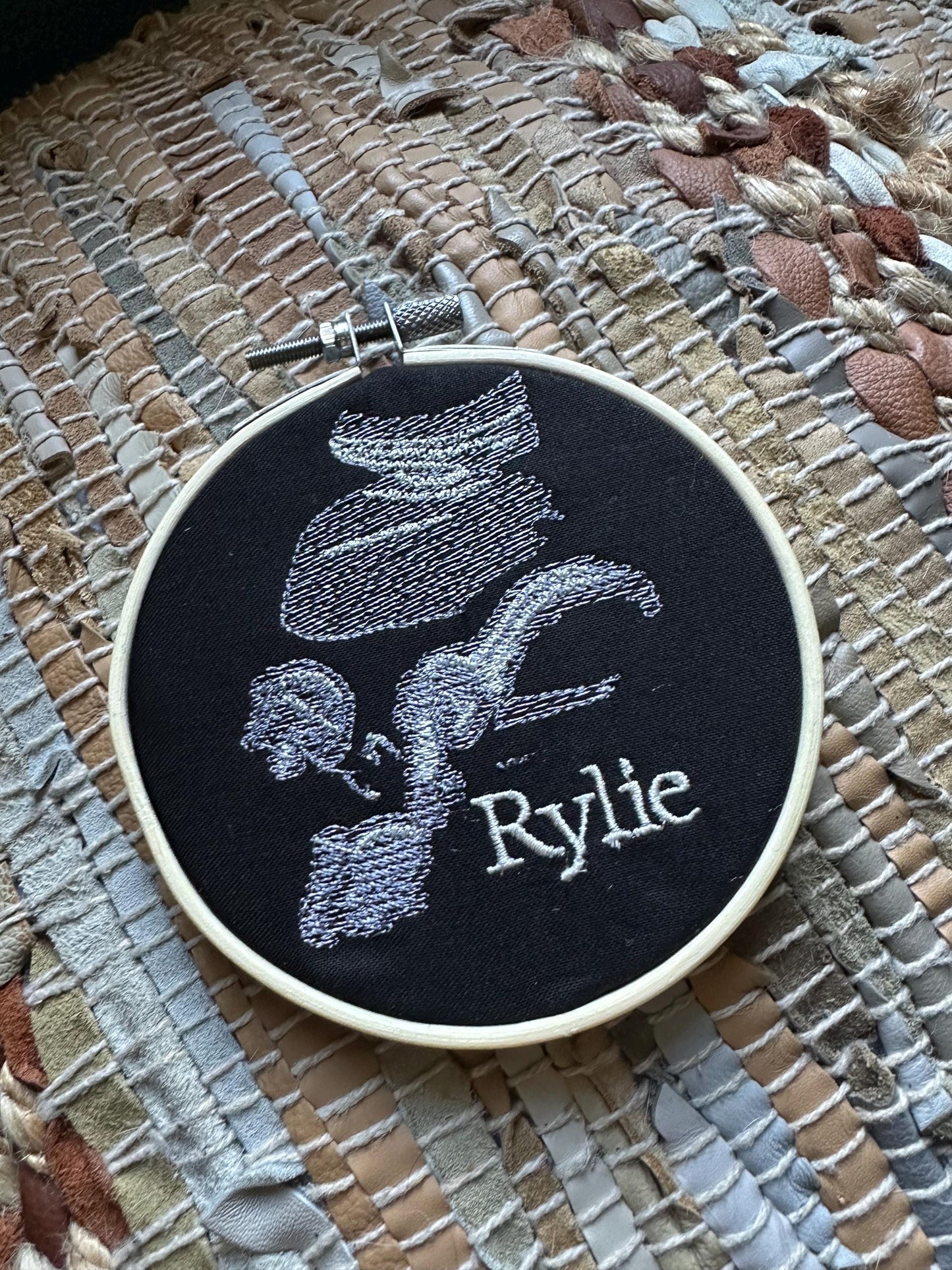 Embroidered Baby’s First Christmas Ornament- Hierloom Ornament - Persinalized Christmas Ornament - Baby’s Christmas Tree Ornament Gift