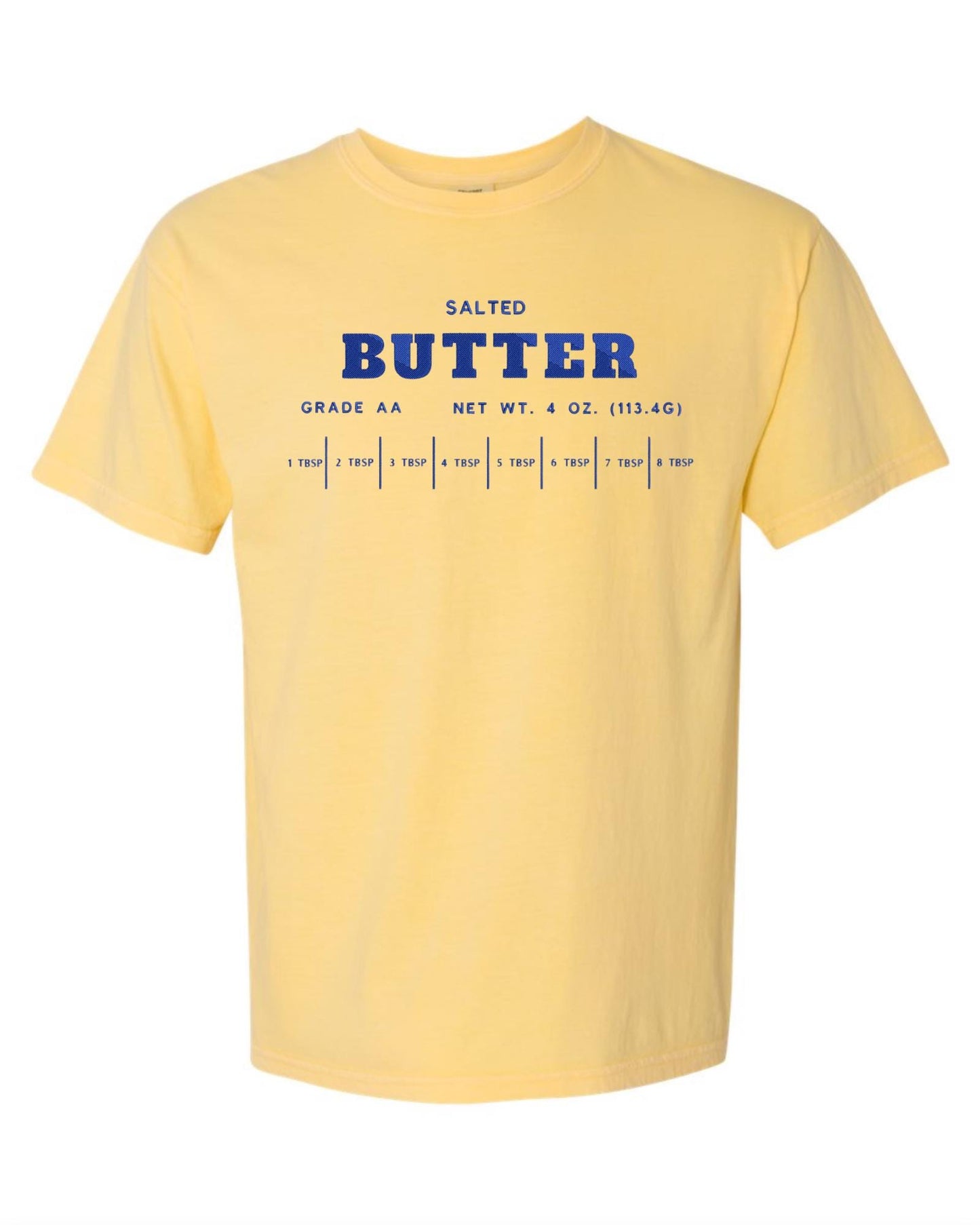 Embroidered Butter Yellow Sweatshirt - Bakers Sweatshirt - Butter Lover sweatshirt - Bakers gift - Foodie Sweatshirt - Food Sweatshirt