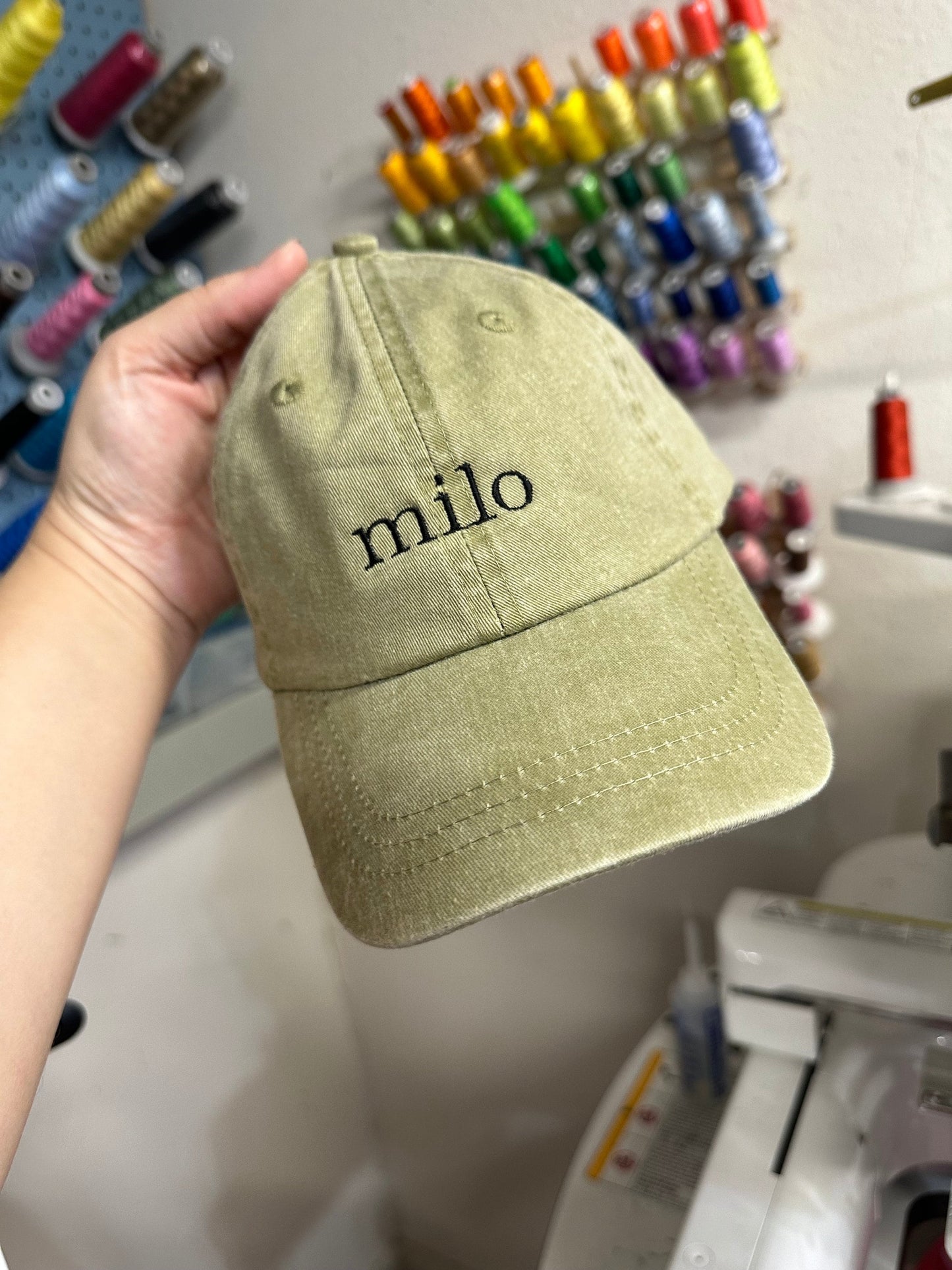 Personalized Embroiderex Baseball Cap Toddler - Youth Size Baseball Hat - Monogram Kids Personalized Baseball Cap - Custom Kid Hat