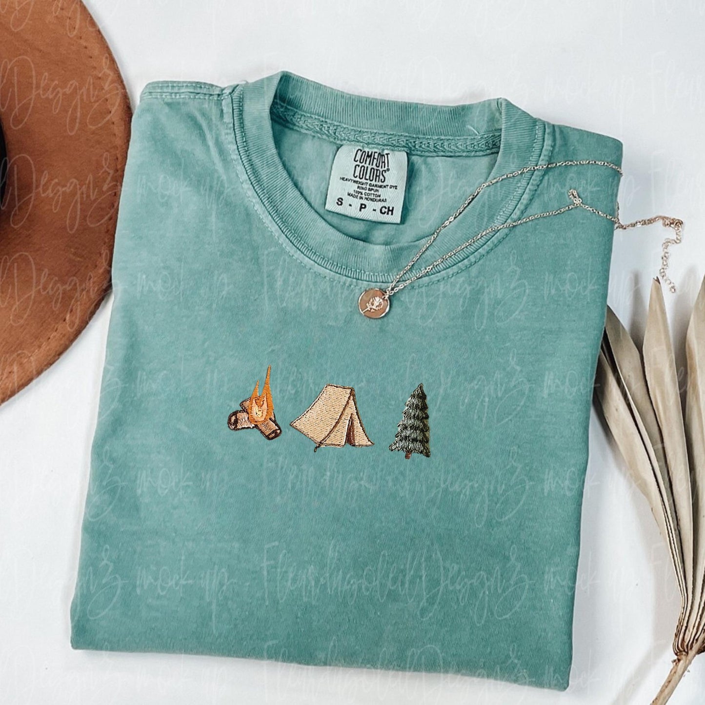 Embroidered Camping Shirt - Camping Shirt - camper Embroidered Shirt - camping Wear