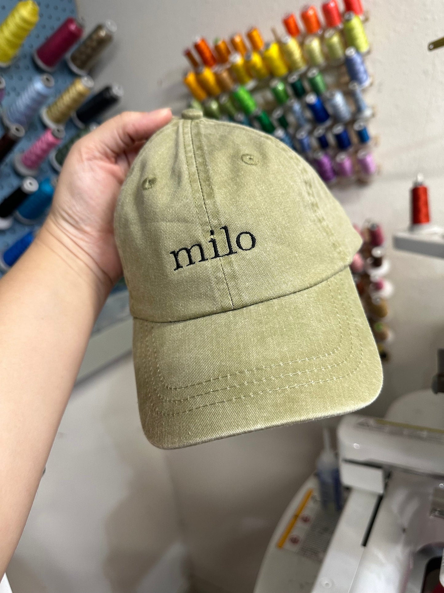 Personalized Embroiderex Baseball Cap Toddler - Youth Size Baseball Hat - Monogram Kids Personalized Baseball Cap - Custom Kid Hat