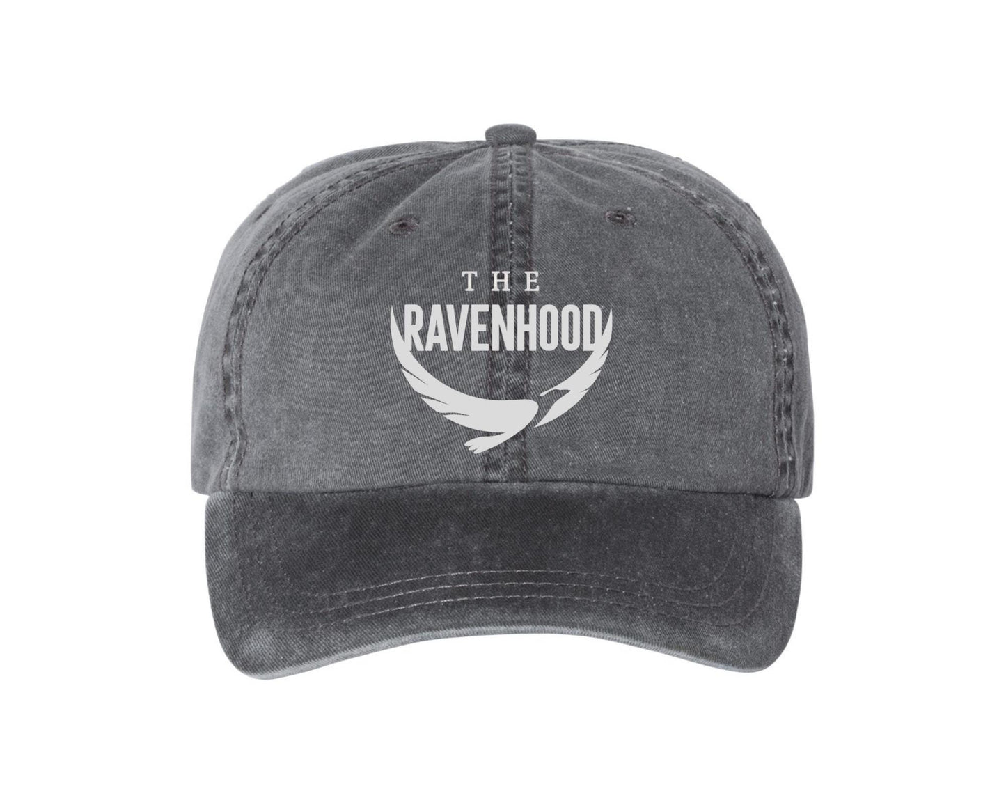 Embroidered Ravenhood Series hat- pigment dyed baseball hat - book hat - bookish - reader gift - Officially Licensed Ravenhood Merch