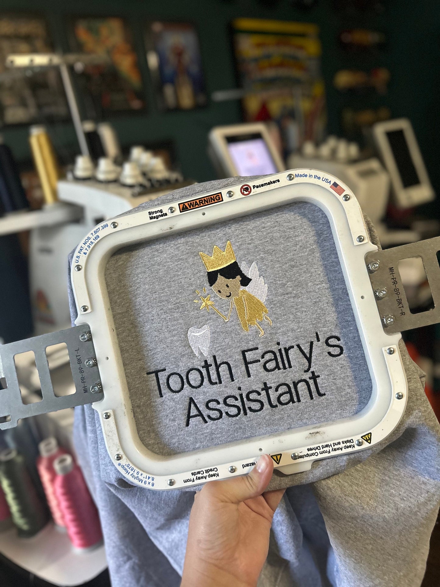 Embroidered dental Tooth Fairy’s Assisstant Sweatshirt - Pediatric Dentist embroidered sweatshirt - Pediatric dentist office - Tooth Fairy