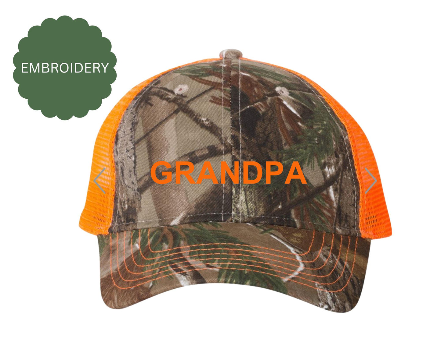 Embroidered Dad Hunting Hat - Dad hunting hat - father’s day gift - Grandpa hunting hat - Deer Hunting Hat