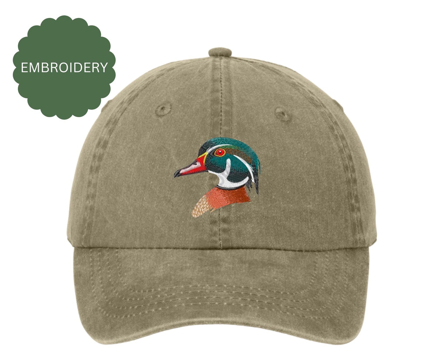 Embroidered Duck Hunting Hat - Mallard Duck hat - Dad hunting hat - father’s day gift - Grandpa hunting hat - Duck Hunting Hat