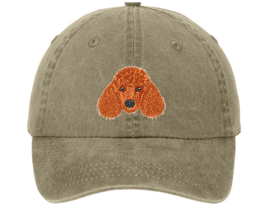 Embroidered Poodle Dog hat - Poodle cap - Poodle  - embroidered dog mom hat - dog dad - dog gift