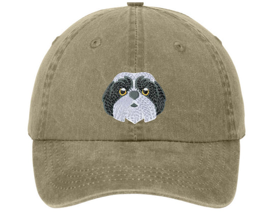 Embroidered Shih Tzu Dog hat - Shih Tzu cap - Shih Tzu  - embroidered dog mom hat - dog dad - dog gift