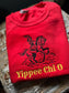 Embroidered Chi O western sweatshirt - Chi Omega wear - Sorority Sweatshirt - Big/Little Gift - Sorority Greek Licensed Merch - Chi O rush