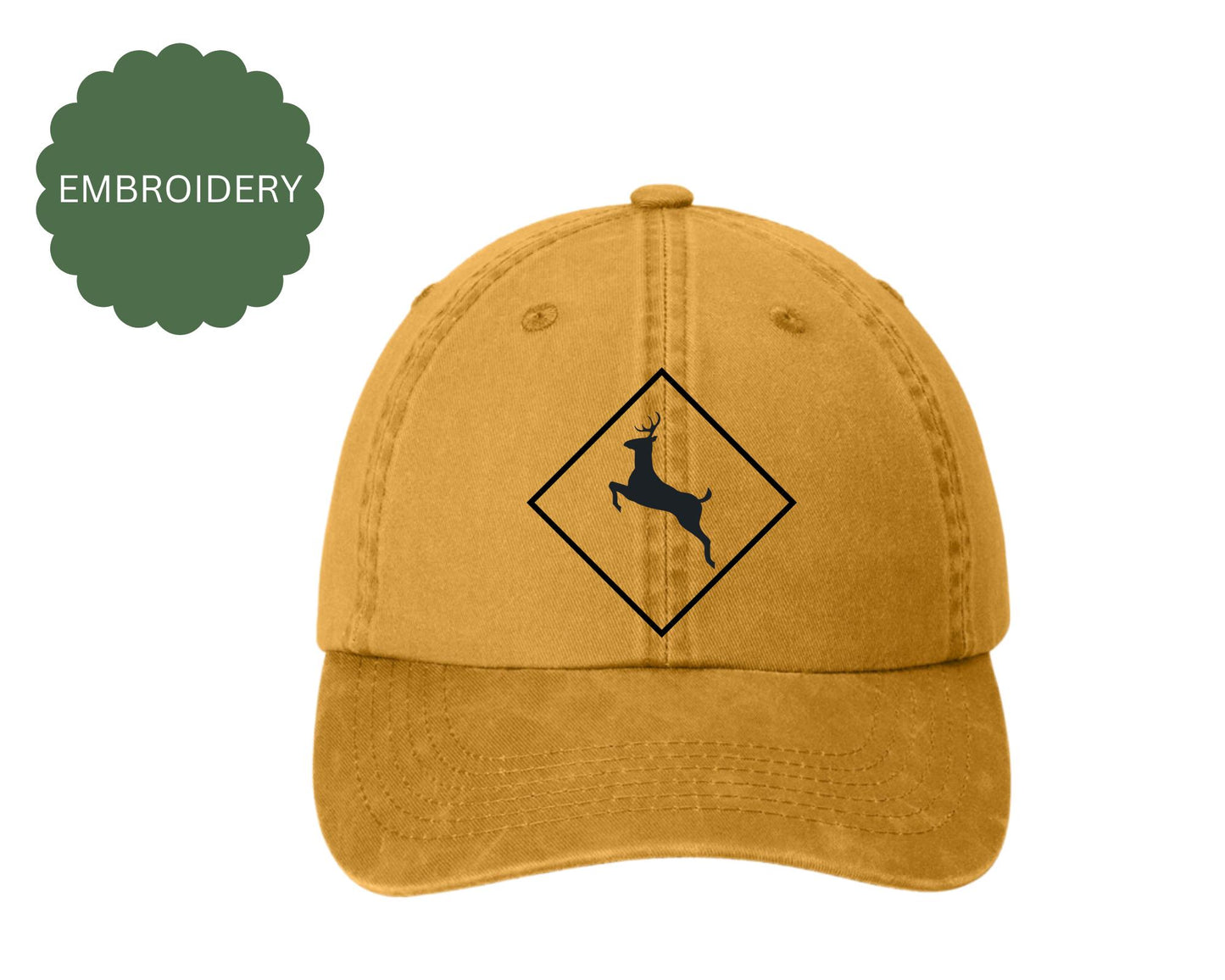 Embroidered Deer Hunting Hat - Deer Yield hat - Dad hunting hat - father’s day gift - Grandpa hunting hat - Funny hunting hat