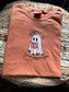 Embroidered Halloween book shirt - ghost  Shirt - smutty book shirt - cute Halloween shirt - ghosting you for a smutty book - booktok shirt