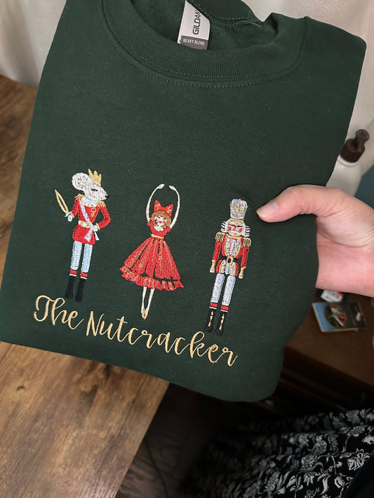 Embroidered Nutcracker Sweatshirt