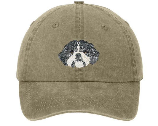 Embroidered Shih Tzu Dog hat - Shih Tzu cap - Shih Tzu  - embroidered dog mom hat - dog dad - dog gift