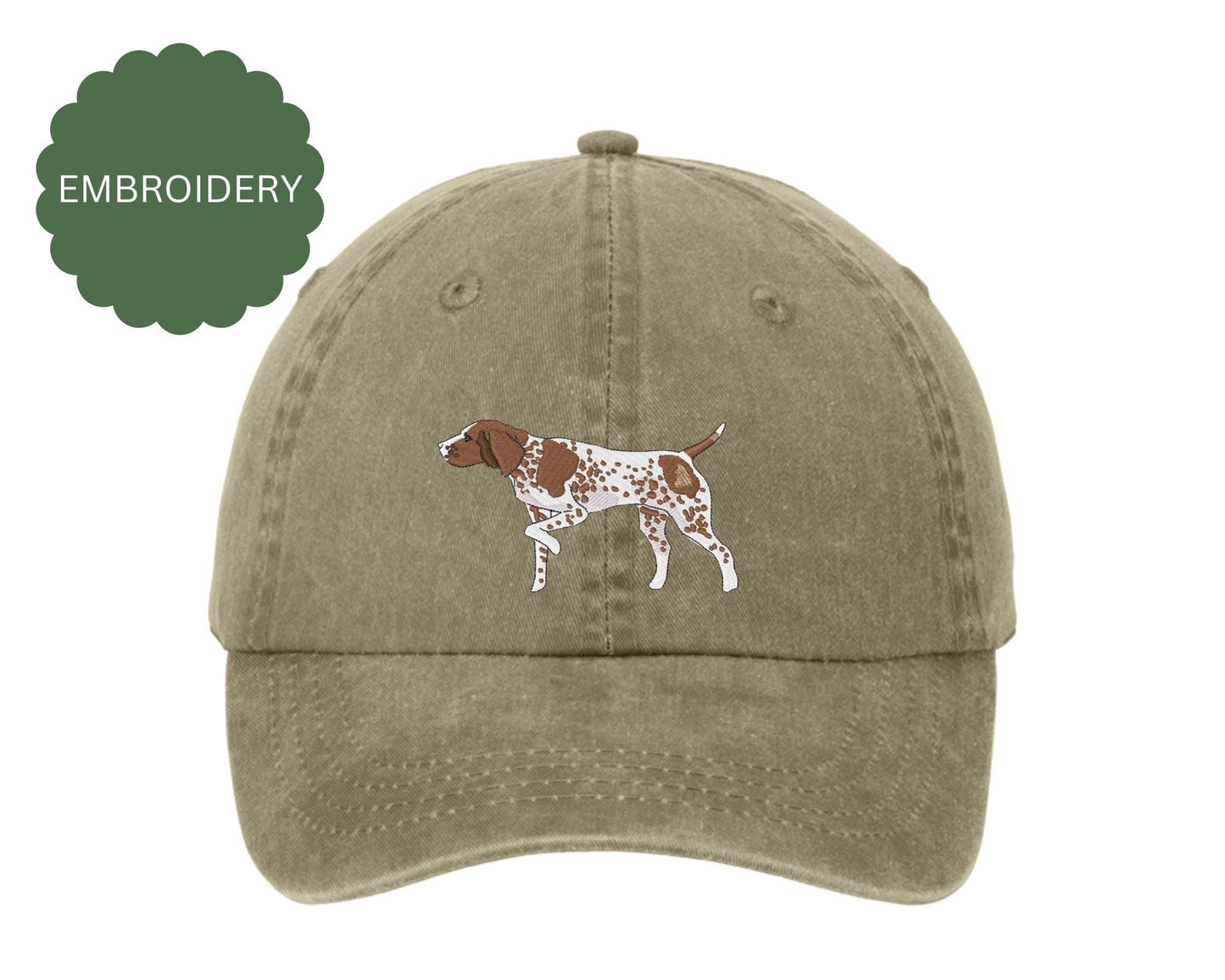 Embroidered German Pointer Hunting Dog  Hat - German pointer hat - Dad hunting hat - father’s day gift - Grandpa hunting hat