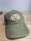 Embroidered Golden Retriever Dog hat - Golden Retriever dog cap - pigment dyed baseball cap - embroidered dog mom hat - dog dad - dog gift