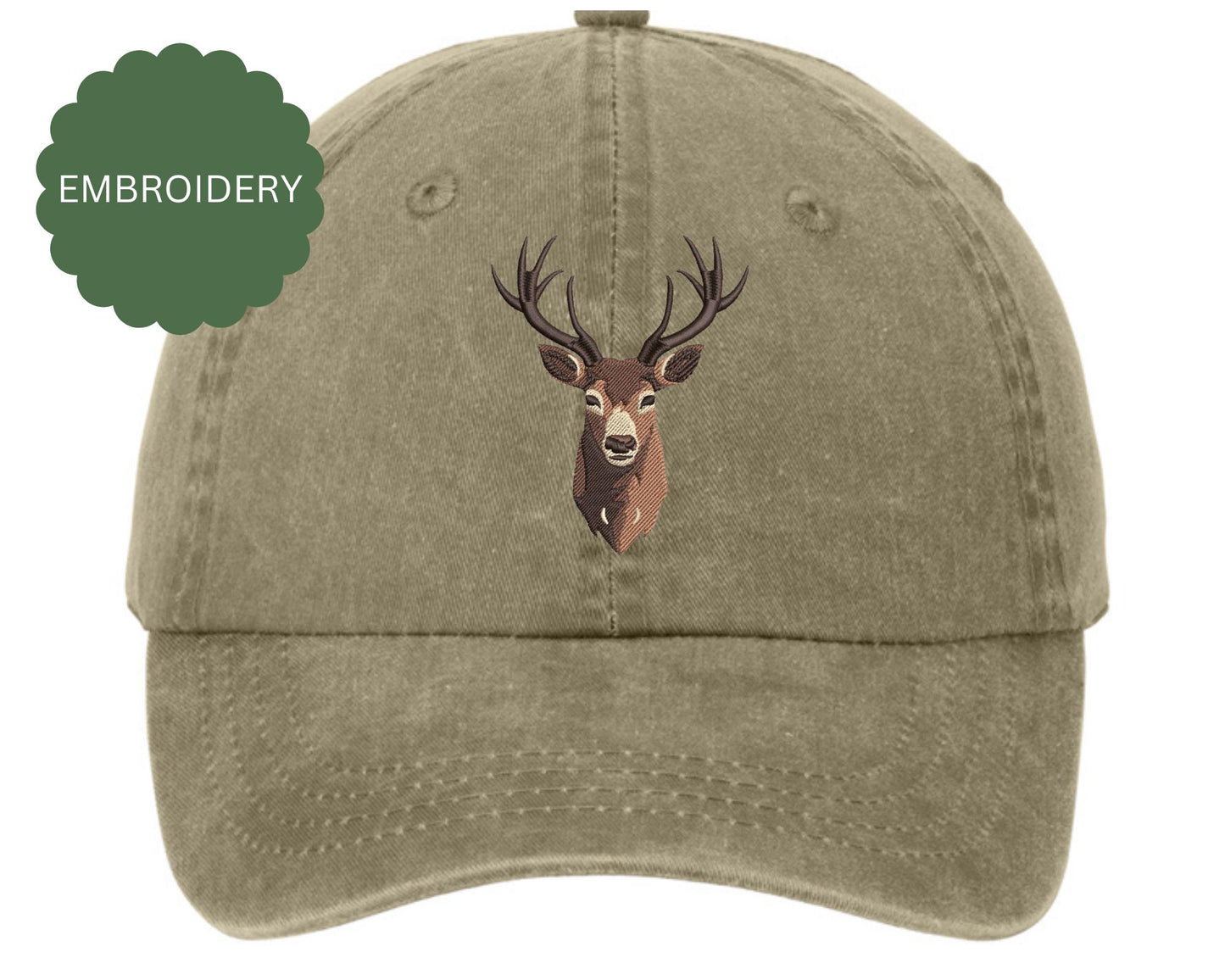 Embroidered Deer Hunting Hat - Deer hat - Dad hunting hat - father’s day gift - Grandpa hunting hat
