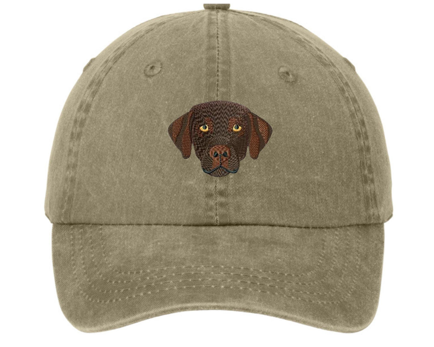 Embroidered Chocolate Lab Dog hat - Chocolate Labodor cap - Brown Labrador - embroidered dog mom hat - dog dad - dog gift
