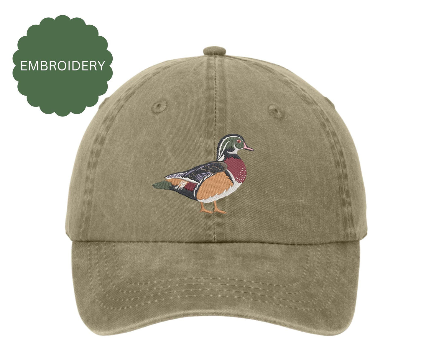 Embroidered Duck Hunting Hat - Mallard Duck hat - Dad hunting hat - father’s day gift - Grandpa hunting hat - Duck Hunting Hat
