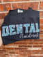 Embroidered dental assistant Short Sleeve Shirt - Appliqué dental shirt embroidered dental student shirt  - personalized dental shirt