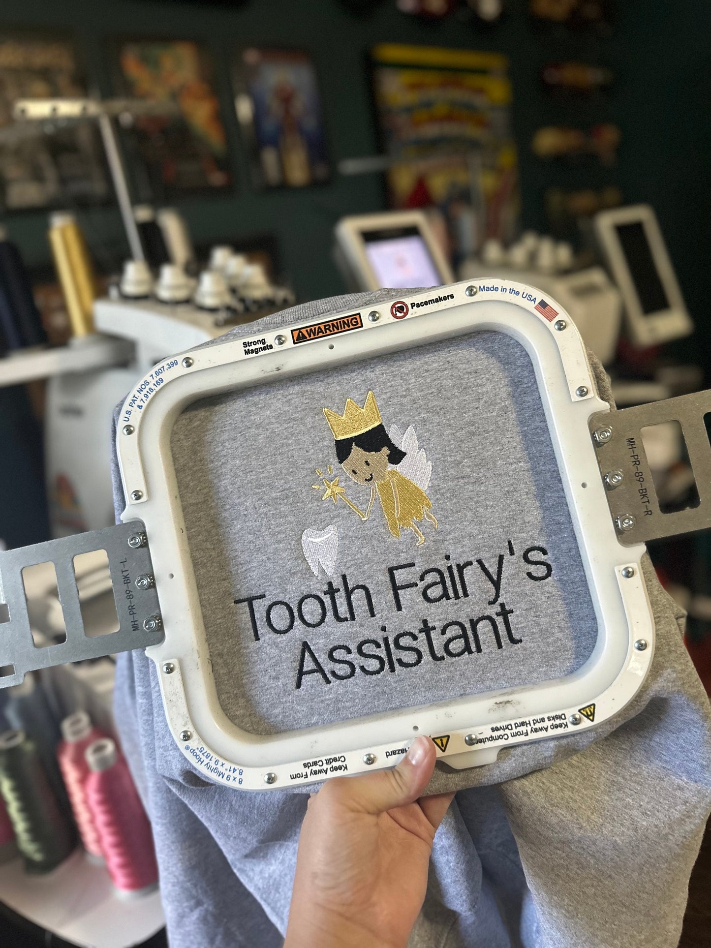 Embroidered dental Tooth Fairy’s Assisstant Sweatshirt - Pediatric Dentist embroidered sweatshirt - Pediatric dentist office - Tooth Fairy