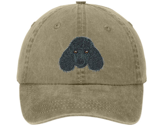 Embroidered Poodle Dog hat - Poodle cap - Yellow Poodle  - embroidered dog mom hat - dog dad - dog gift