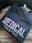 Embroidered hospital medical assistant sweatshirt - Appliqué medical assistant sweatshirt - personalized medical assistant - MA Sweatshirt