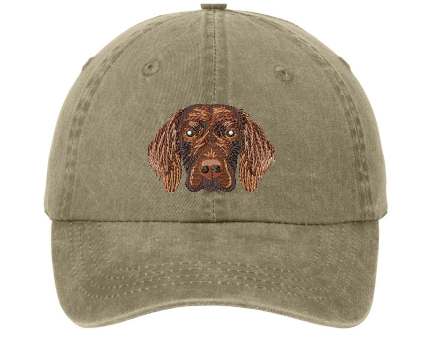 Embroidered German Pointer Dog hat - German Pointer dog cap - pigment dyed baseball cap - embroidered dog mom hat - dog dad - dog gift