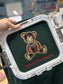 Embroidered Teddy Bear Cheistmas Sweatshirt -  Christmas sweatshirt - 90s Christmas - 90s sweatshirt - Christmas party wear - ugly Christmas