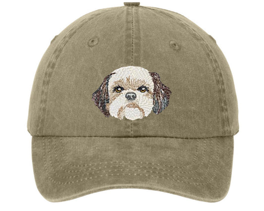 Embroidered Shih Tzu Dog hat - Shih Tzu cap - Shih Tzu  - embroidered dog mom hat - dog dad - dog gift